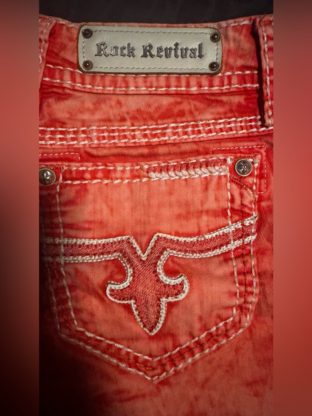 Rock Revival Jacklyn Pink Shorts Womens 31, First Photo Is Accurate Color